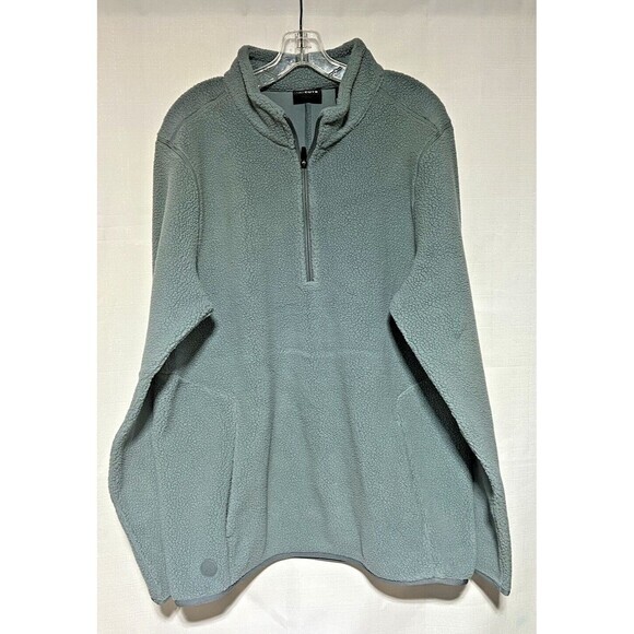 CUTS Clothing Polartec® Sherpa Half Zip Blue Fleece XXL NWT - Picture 1 of 7